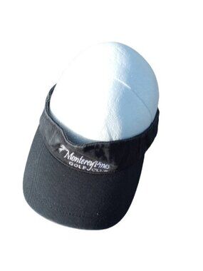 Monterey Pines Visor Golf Club Adjustable Snap Back Black Grand Opening July 09